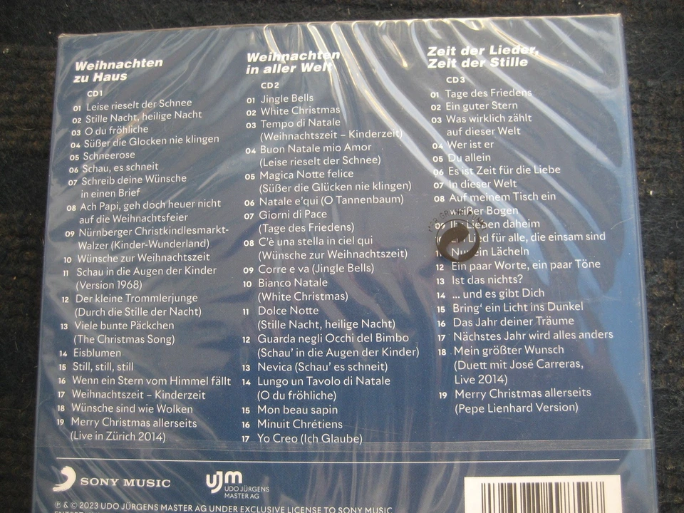 3 CD  UDO JÜRGENS Die schönsten Lieder zur Weihnachtszeit NEU & OVP Weihnachten - Bild 3 von 4