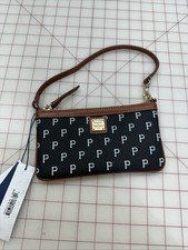 Dooney  Bourke NFL Slim Wristlet Purse Mini Tote Pittsburgh Pirates GENUINE