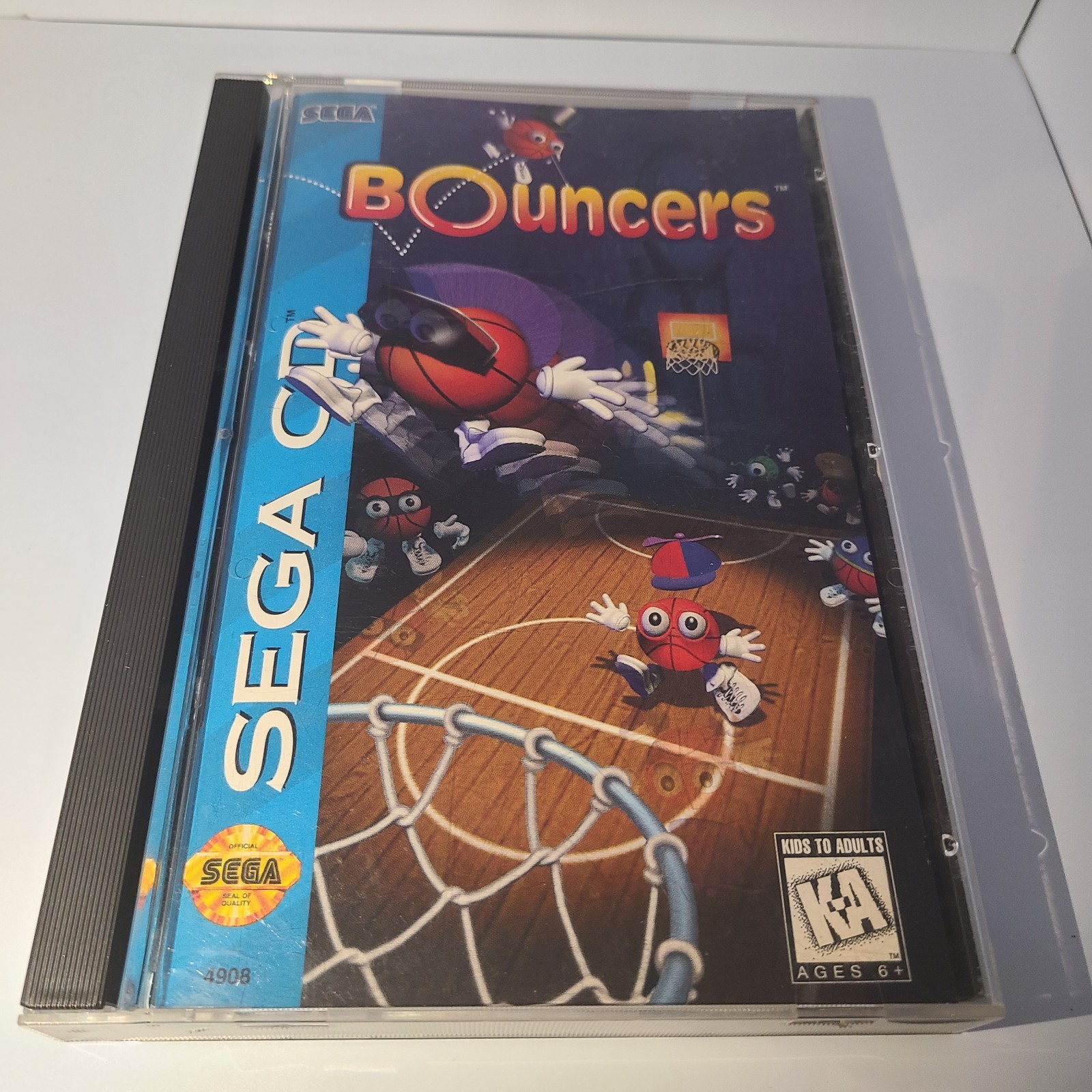 Bouncers- Sega CD Complete TESTED CIB w/ Reg Card