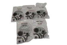 Honbay 5 Pack Metal Flower Frog Lid Insert Wide Mouth Mason Jar Floral Arranger