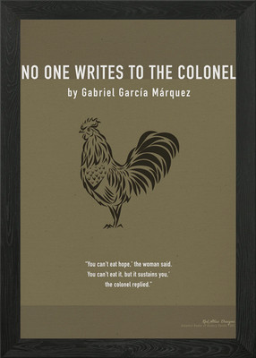 No One Writes the Colonel Gerahmtes Wandbild Poster Leinwanddruck Bild