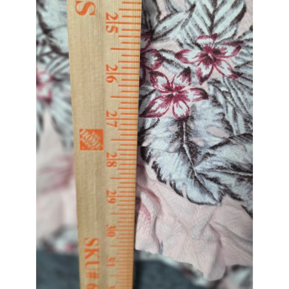 Camisa hawaiana de palmera floral tropical mezcla seda caribeña para hombre 4XB viaje Foto 4 de 4