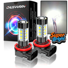 Combo H11/H8 LED Fog Light Bulbs for Honda CRV 2007-2014 CR-V 6000K Bright White