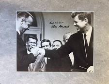 Alan Shepard- 14x11 Matted Signed Photograph