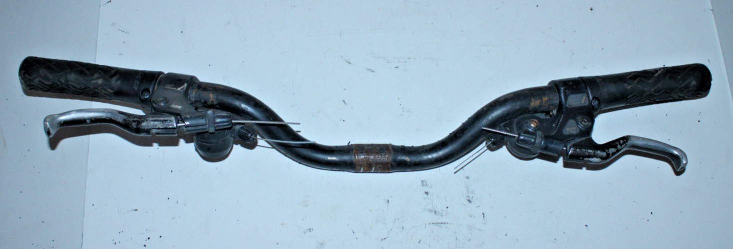 2" Riser Bar Handlebar 63cm Black Shimano SLR Trigger Shifte