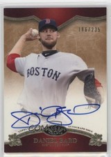 2012 Topps Tier One On the Rise 186/235 Daniel Bard #OR-DBD Auto 4f5