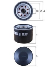 MAHLE OC 1290 Oil Filter for HONDA,SSANGYONG