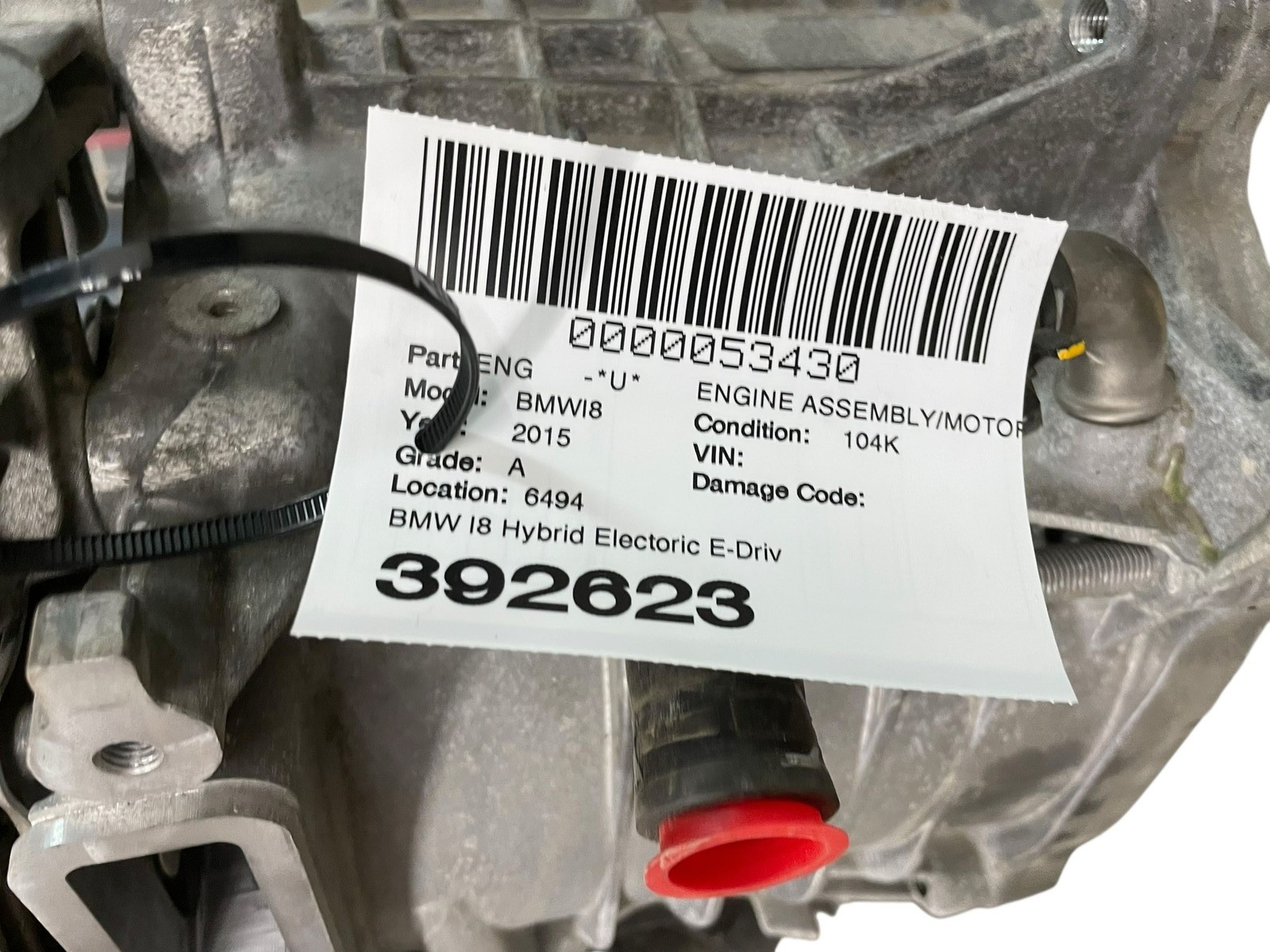2014-2020 BMW I8 OEM BMW I8 Hybrid Electric E-Drive Unit Motor Assembly *104k