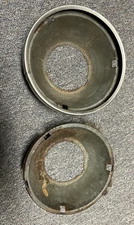 ORIGINAL OEM  1959 CADILLAC INNER HEADLIGHT BUCKETS AND ONE TRIM RING