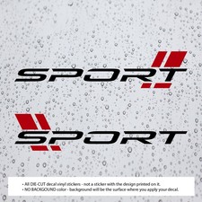 Pair Sport Decal Vinyl Stickers Left Right For Cars Truck Racing Performance