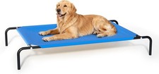 Elevated Dog Bed for Large Dogs, Washable Raised Cot XL- 50.8x 31x 8, Blue