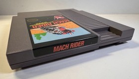 Mach Rider Nintendo NES, 1985 COMPLETE IN BOXCIB 5-Screw Punch Tab 1st Release