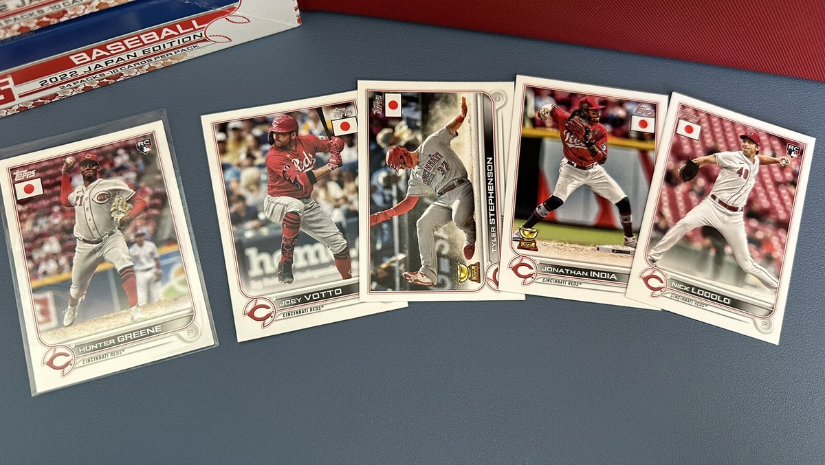2022 Topps Japan Edition Cincinnati Reds Base Set Greene Votto