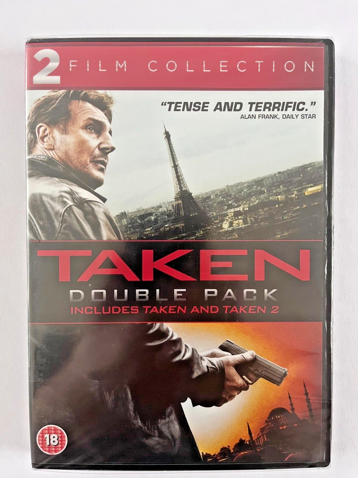 Taken/Taken 2  **NEW/SEALED** DVD set (2013). 2 discs Liam Neeson **Freepost**