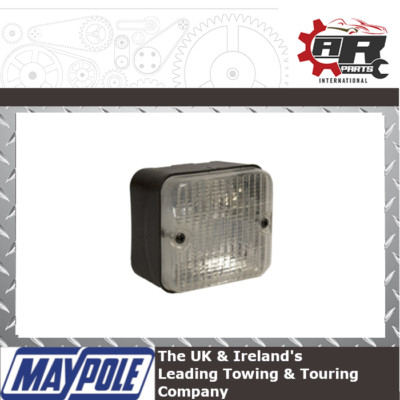 Maypole Reverse Light Maypole Universal Square Reverse Lamp Light Trailer, Caravan, Horsebox ...