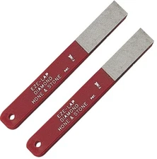 2 PACK Eze-Lap Economy Diamond Sharpener Fine Grit For Most Sharpening Needs
