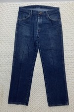 Rustler Jeans Mens 36x30 Blue Denim Pants Straight Leg 100 Cotton 87620SR