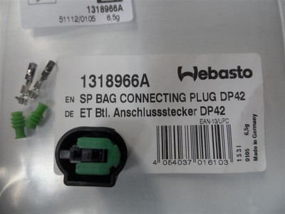 Park heater Webasto connector pin for metering pump EVO connector