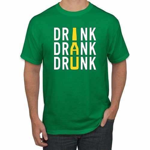 Camiseta gráfica irlandesa Drunk Drunk St Patricks Day para hombre: verde - Imagen 8 de 10