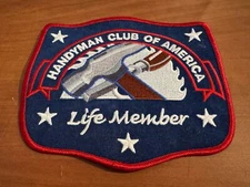 Vintage Handyman Club of America Life Member Patch