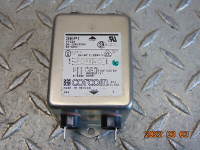 CORCOM 3EP1 POWER LINE FILTER - FREE SHIPPING
