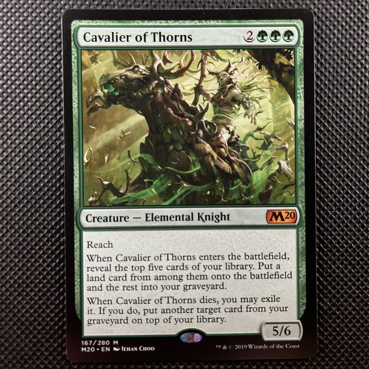 mtg core set 2020 best cards CAVALIER OF THORNS M20 Magic MINT CARD The Gathering cards offer countless paths to victory Best Magic: The Gathering cards