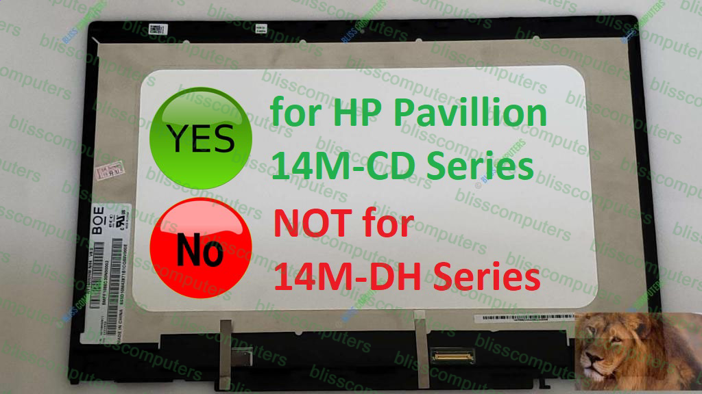 HP Pavilion X360 14M-CD0001DX 14M-CD0003DX LCD Display Touch Screen REPLACEMENT