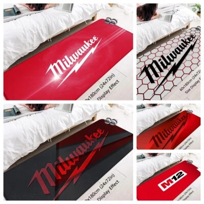 MARKENLOS Alfombra Milwaukee Home Decor Antideslizante Peluche Lavable Estera Regalo