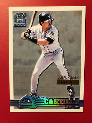 2000 pacific paramount baseball Vinny Castilla #77 (10/99)
