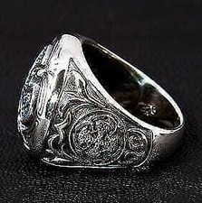 Anello Uomo Croce Jesus In Acciaio Inossidabile - Fidanzamento O Stile, Taglie 12-25 - Foto 6