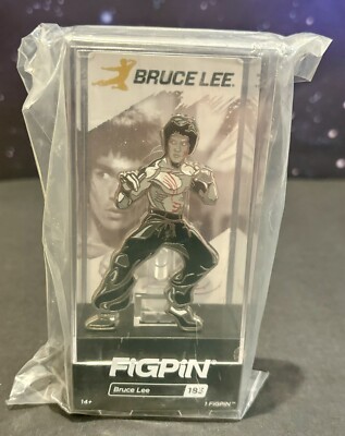 Bruce Lee 1/500 Gray Scale ECCC Emerald City Comic Con 2019 FigPin Enamel Pin