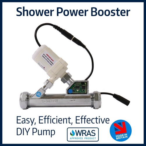 Shower Power Booster Pump Pack Combination Boiler Solution Boost Water Flow 5055150557428 eBay