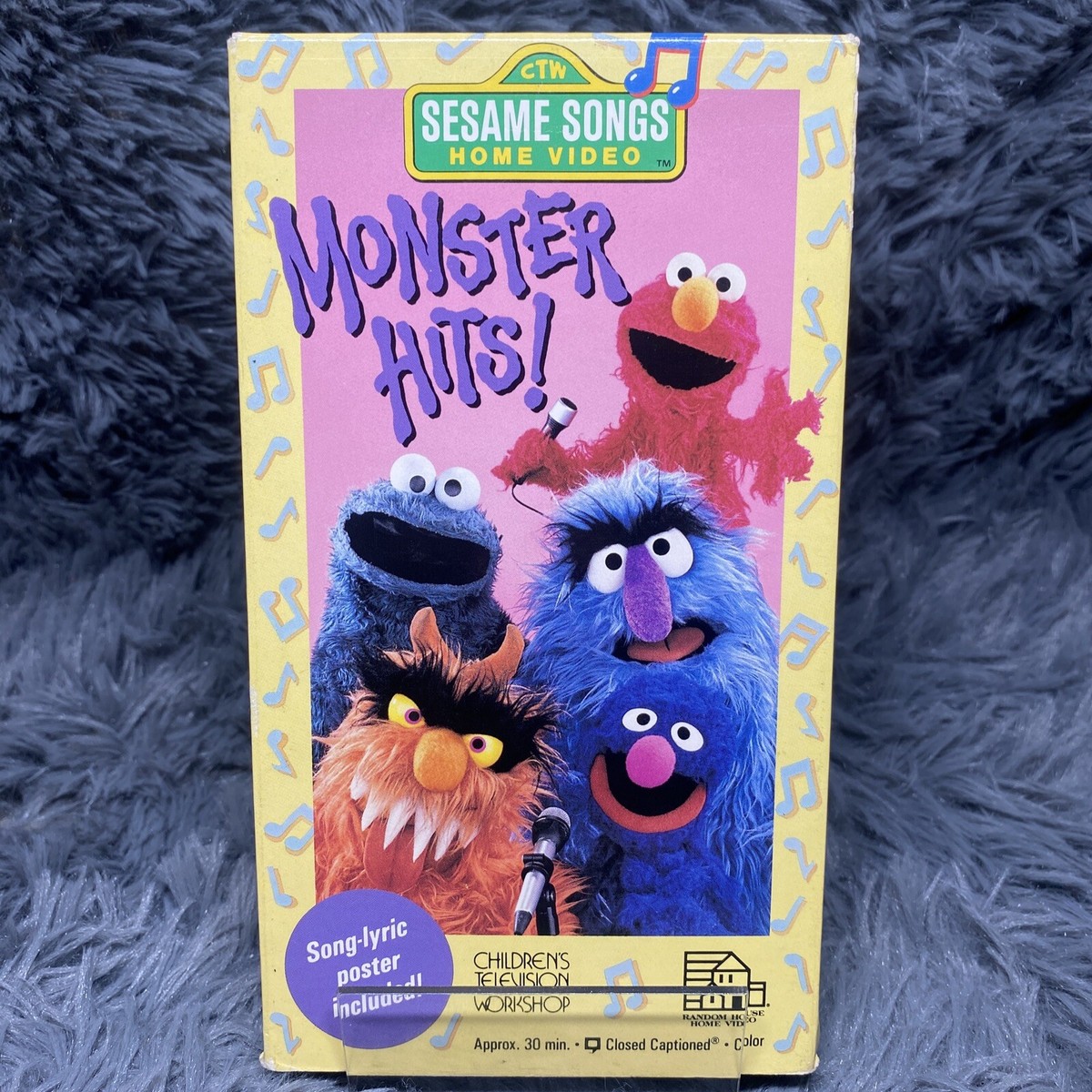 (未使用･未開封品)Monster Hits 15 Hits Video Selection (VHS) Sesame Street Monster Hits! VHS Tape 1990 Jim Henson Sing