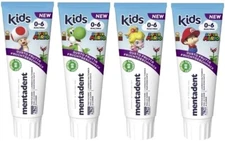MENTADENT KIDS TOOTHPASTE FOR KIDS FRUIT TASTE 0-6 YEARS 75ml SUPER MARIO