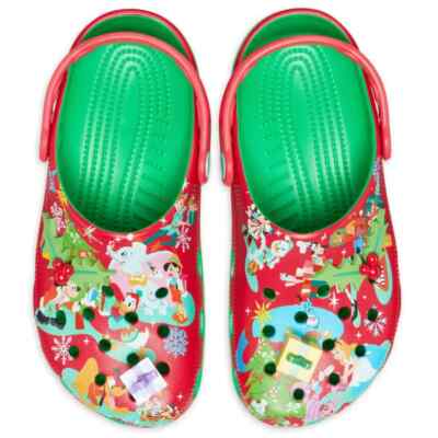 Mickey Mouse and Friends Holiday Clogs for Adults by Crocs 