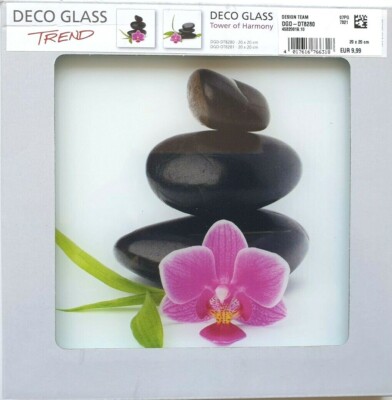 Eurographics DGT-DT8280 Deco Glass 20x20, Tower of Harmony, Steine, NEU/OVP