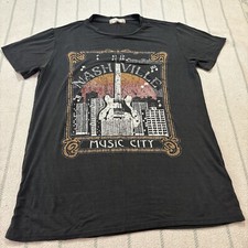 Altar'd State Nashville Music City Graphic Soft T Shirt Size XS Made In USA