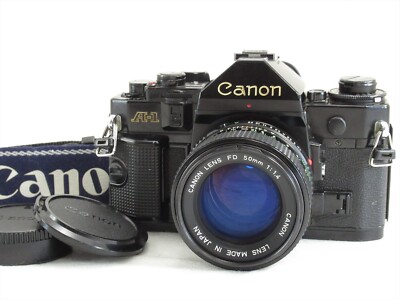Canon A-1 + New FD50mm F1.4 ④906871 Canon 50mm FD 35mm EXC++++