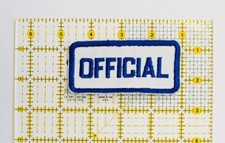 Vintage Sew On Official Patch Embroidered