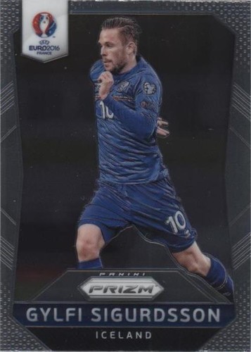 2016 Panini Prizm UEFA Euro #108 Gylfi Sigurdsson - Iceland Soccer