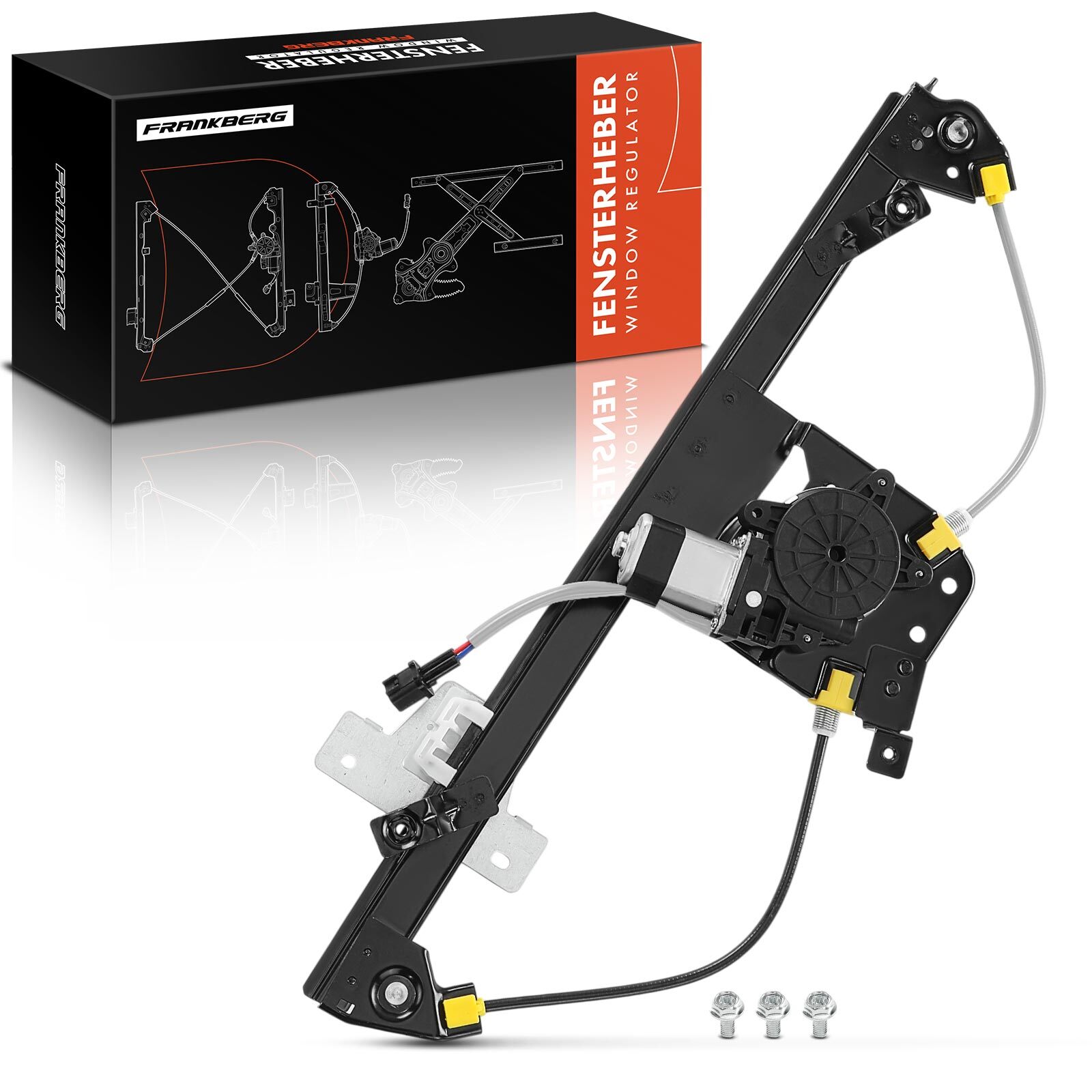 FRANKBERG Power Electric Window Regulator with Motor for Dacia Logan Front Right