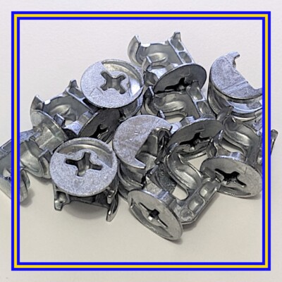192800 x 10 IKEA Medium Metal Cam Nuts | eBay