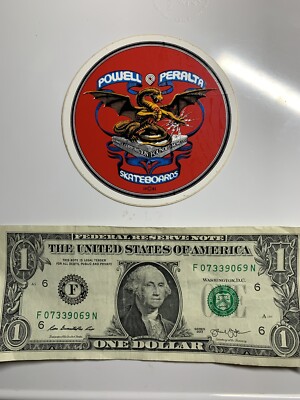 Vintage Powell Peralta Skateboard Sticker Circa 1981 NOS Original