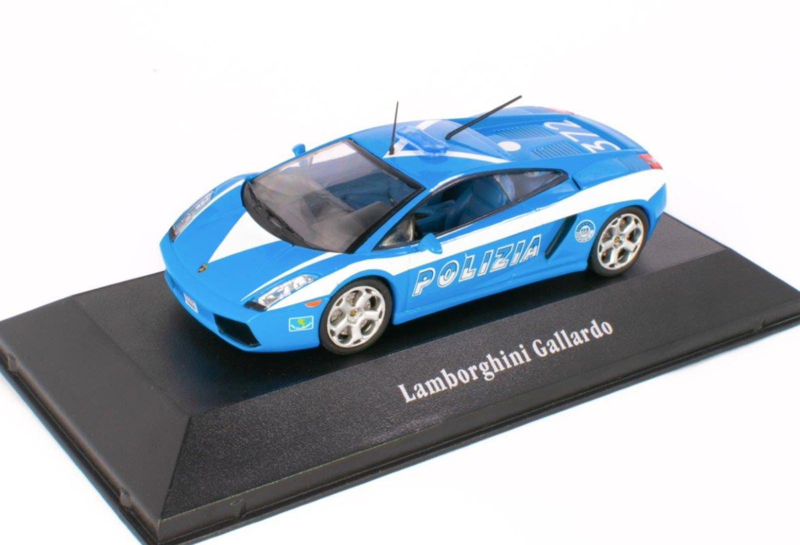 Atlas Lamborghini Gallardo 2004 Polizei Diecast 1:43 Scale