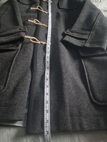 UNIVERSAL WORKS, M FIT RRP 360 ,MILITARY DUFFLE IN MELTON CHARCOAL SAMPLE - Picture 11 of 11