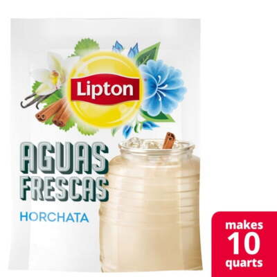 Lipton Iced Drink Mix, Horchata, Aguas Frescas, Cane Sugar, 6 pack *READ** 04/22