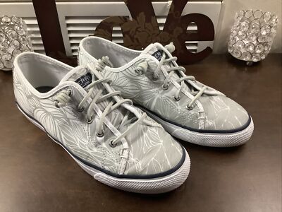 Sperry Top-Sider Womens Seacoast Canvas Sneaker Shoes Black