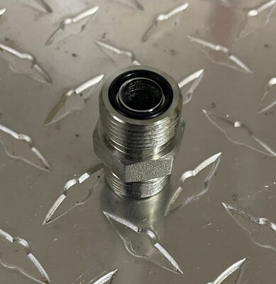 FS2403-04-04  Hydraulic Adapter 1/4'' Male ORFS X 1/4'' Male ORFS Union