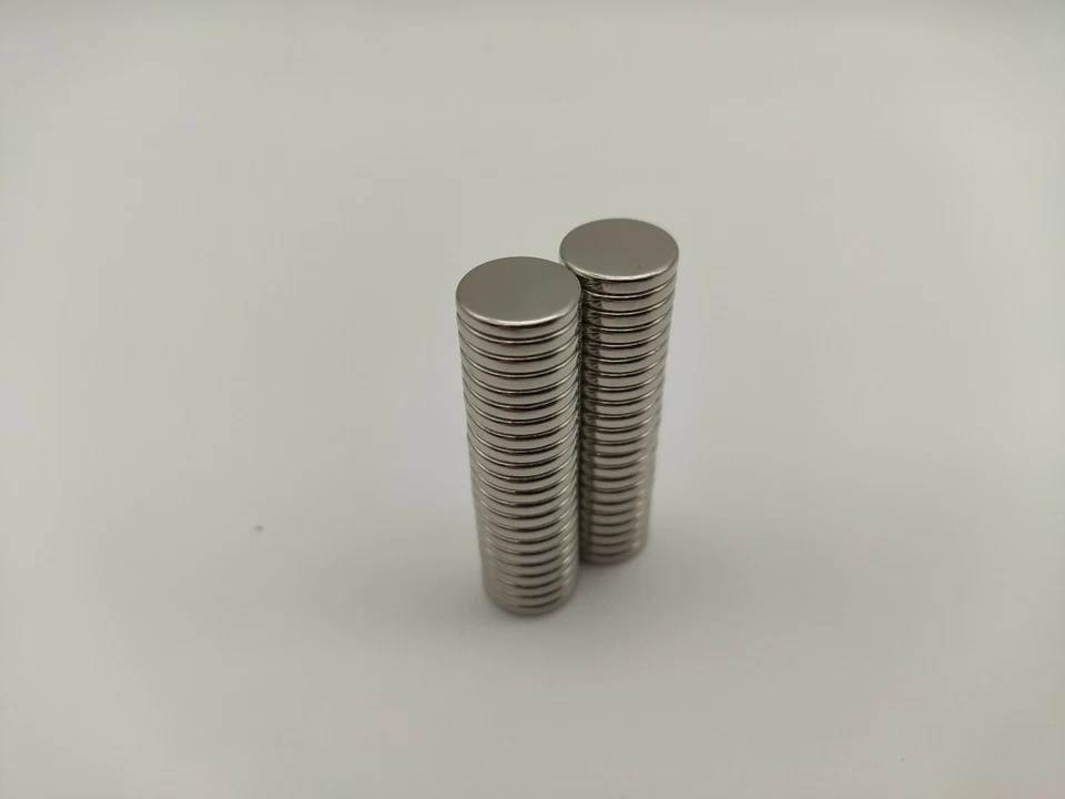 NEODYM MAGNETE 12x2MM N30 MAGNET SCHEIBE FLACH (B-WARE) - Bild 2 von 4