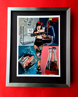  Death NYC | Hand Signed Original Certified Pop Art Print MY KATY PERRY #8 COA